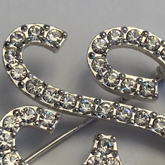 Vintage Avon Silver Plate Initial B Letter Brooch Pin - Picture 6 of 15